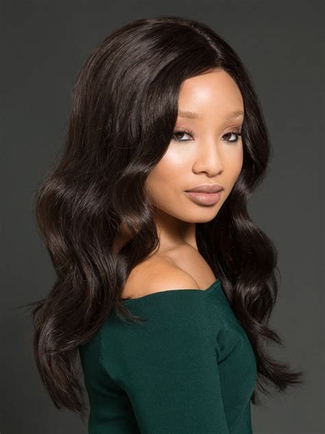 Durable Long Wavy Layered Black African American Wigs