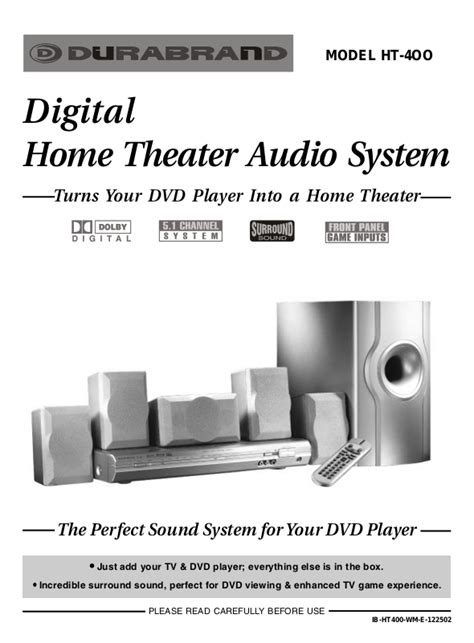 Durabrand Ht-400 User Guide Ebook Doc