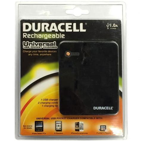 Duracell Rechargeable Universal Pocket Charger Doc