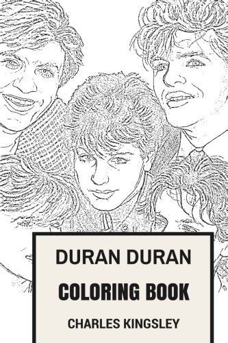 Duran Duran Coloring Book Dance-Rock and Synth Pop Legends Beautiful Nick Rhodes and Taylor Inspired Adult Coloring Book Duran Duran Book Epub