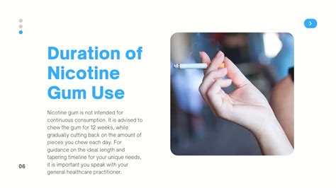 Duration of Nicotine Gum Use