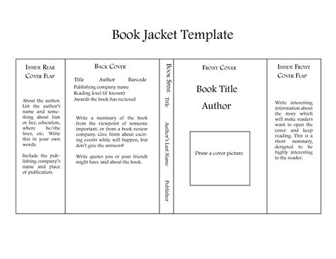 Dust Jacket Template