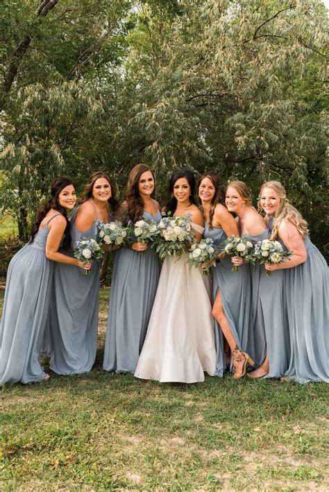 Dusty Blue Bridesmaid Dresses: A Timeless Choice