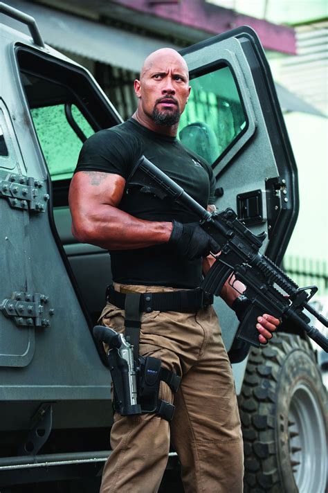 Dwayne "The Rock" Johnson as Luke Hobbs