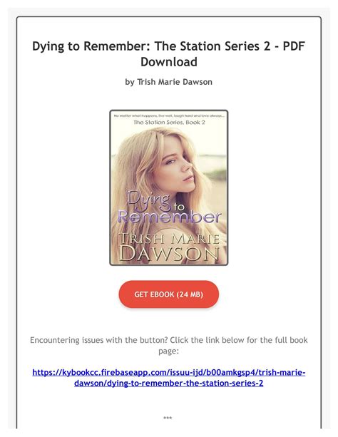 Dying to Remember The Station Series 2 Epub