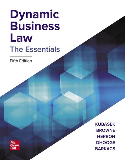 Dynamic Business Law The Essentials Kindle Editon