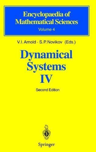 Dynamical Systems IV Symplectic Geometry and its Applications 2nd Expanded & Kindle Editon