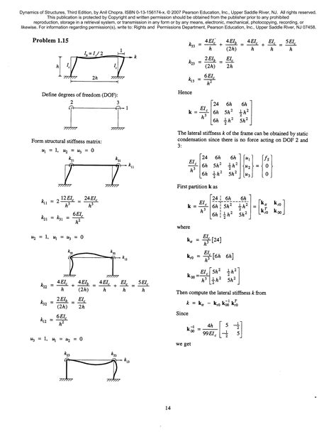 Dynamics Of Structures Solutions Reader