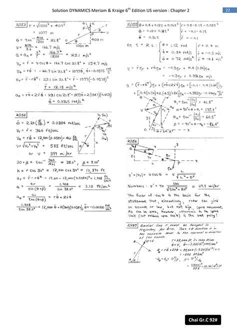 Dynamics Solution Manual 6th Edition Meriam Kraige Kindle Editon