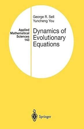 Dynamics of Evolutionary Equations 1st Edition Epub