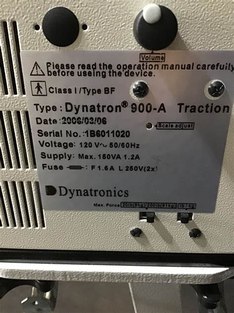 Dynatronics T4 Traction Table Parts Catalogue