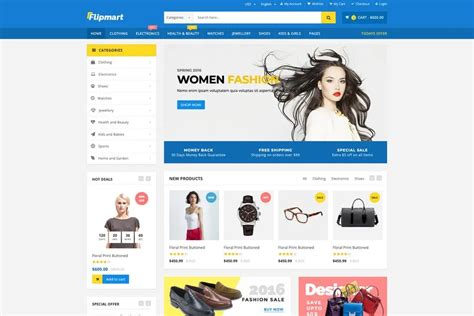 E Commerce Website Templates