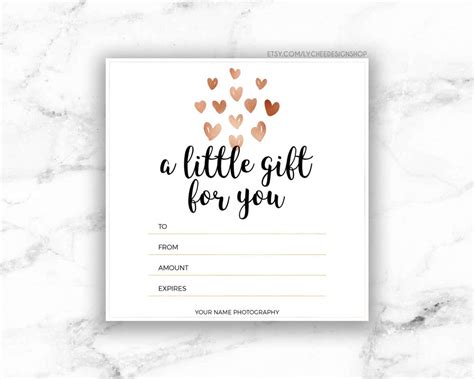 E Gift Card Printable