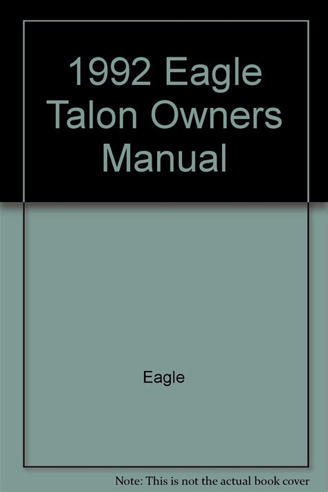 EAGLE TALON OWNERS MANUAL Ebook Kindle Editon
