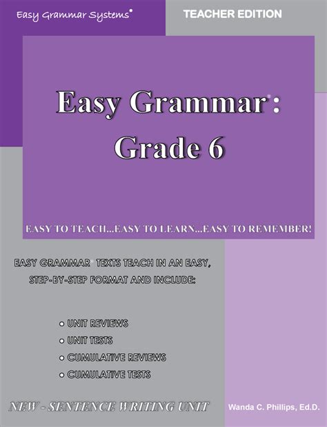 EASY GRAMMAR GRADE 6 WORKBOOK Ebook Epub