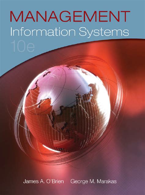 EBOOK MANAGEMENT INFORMATION SYSTEMS BY JAMES O BRIEN 10TH EDITION Ebook PDF