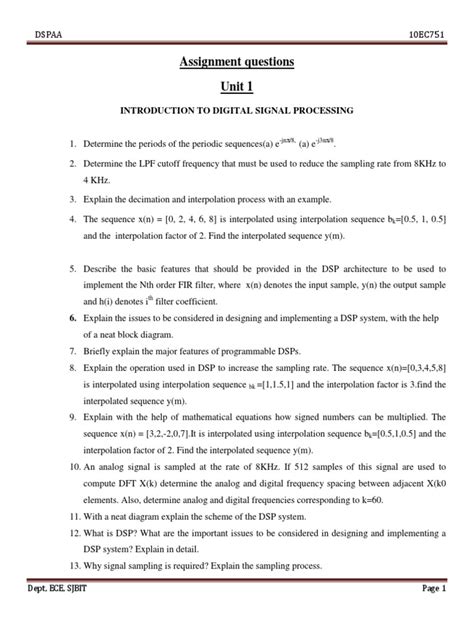 ECE VII DSP ALGORITHMS & ARCHITECTURE [10EC751] NOTES pdf Reader