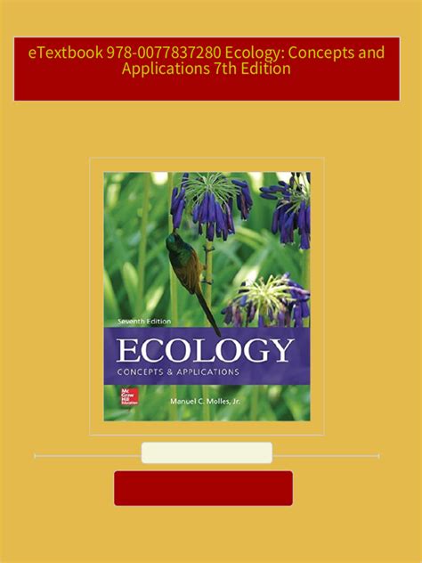 ECOLOGY CONCEPTS AND APPLICATIONS 3RD EDITION Ebook Reader