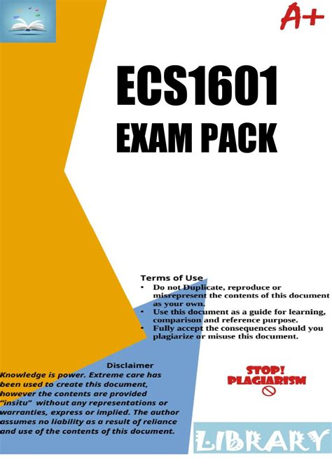 ECS1601 PAST EXAM PAPERS ANSWERS Ebook Kindle Editon