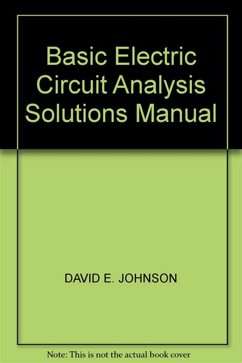 ELECTRIC CIRCUIT ANALYSIS SOLUTION MANUAL JOHNSON Ebook Reader