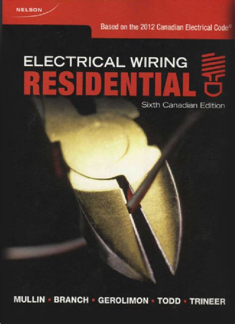 ELECTRICAL WIRING RESIDENTIAL 6TH CANADIAN EDITION ANSWERS Ebook Kindle Editon