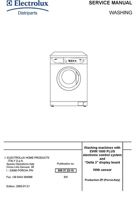 ELECTROLUX WASHING MACHINE MANUAL EWF85661 Ebook Reader