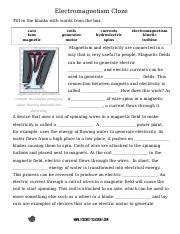 ELECTROMAGNETISM CLOZE ANSWER 4TH GRADE Ebook Doc