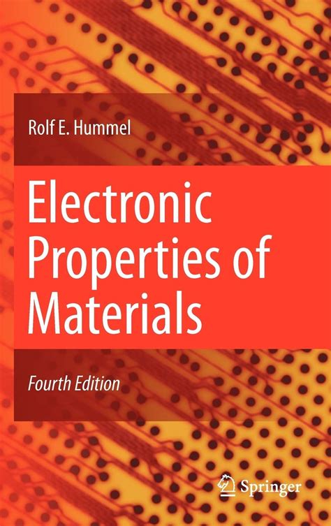 ELECTRONIC PROPERTIES OF MATERIALS ROLF E HUMMEL SOLUTION Ebook Epub