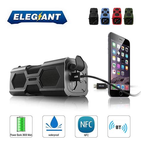 ELEGIANT Wireless Bluetooth Speaker iPhone6 Reader