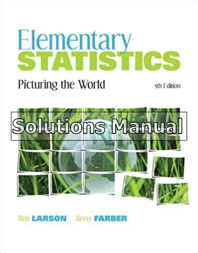 ELEMENTARY STATISTICS 5TH EDITION SOLUTIONS MANUAL Ebook PDF