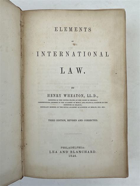 ELEMENTS OF INTERNATIONAL LAW Ebook Epub