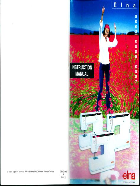 ELNA 2007 INSTRUCTION MANUAL Ebook Reader