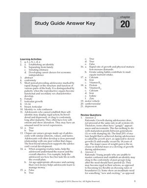 ELSEVIER WORKBOOK ANSWER KEY Ebook Epub