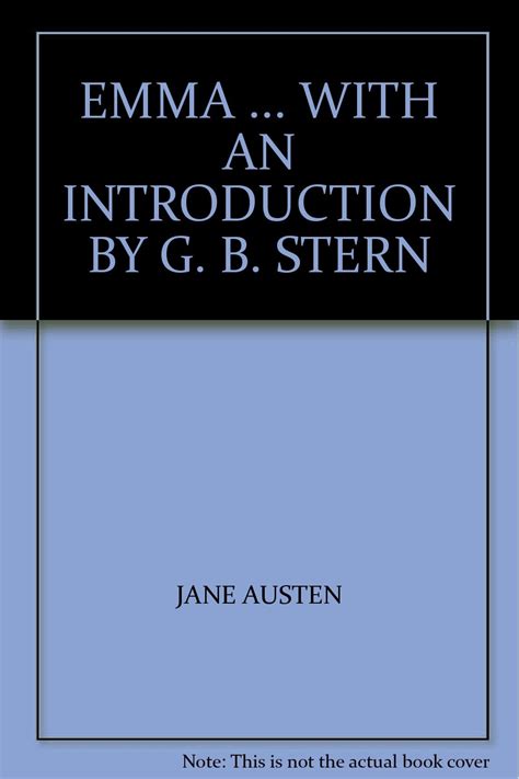 EMMA WITH AN INTRODUCTION BY G B STERN Epub