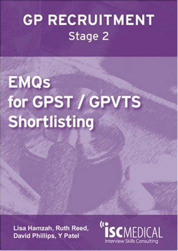EMQs for GPST GPVTS Shortlisting GP Recruitment Stage 2 PDF