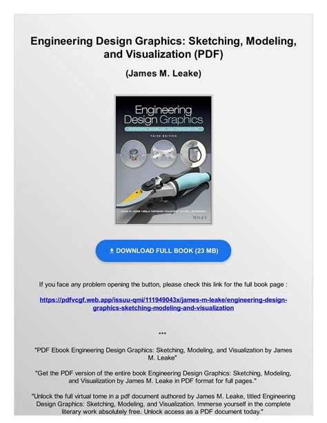 ENGINEERING DESIGN GRAPHICS SKETCHING MODELING AND VISUALIZATION Ebook Epub