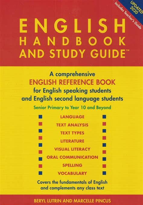 ENGLISH HANDBOOK STUDY GUIDE BERYL LUTRIN Ebook Kindle Editon