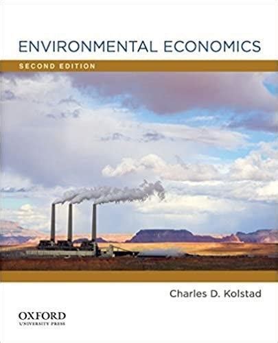 ENVIRONMENTAL ECONOMICS KOLSTAD SOLUTIONS PDF Ebook Reader