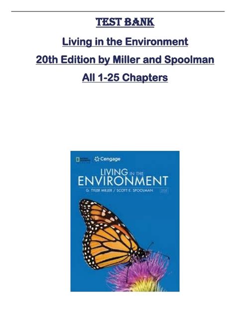 ENVIRONMENTAL SCIENCE TEST BANK ANSWERS AND QUESTIONS Ebook Kindle Editon