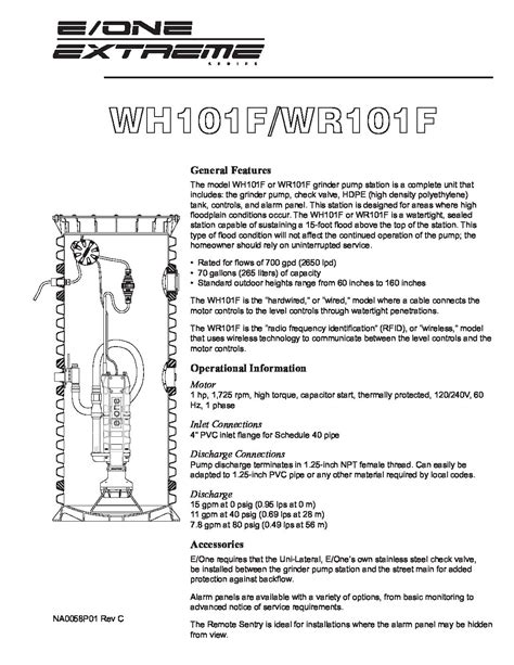 EONE GRINDER PUMP FIELD SERVICE MANUAL Ebook PDF