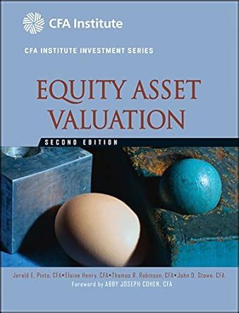 EQUITY ASSET VALUATION SECOND EDITION ANSWER Ebook Epub