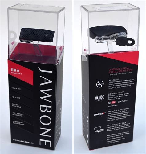 ERA Jawbone Bluetooth Headset Packaging PDF