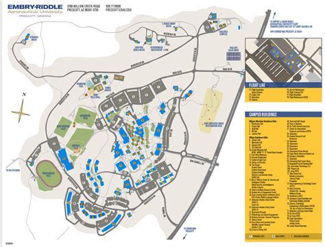 ERAU Prescott Campus Map: A Comprehensive Guide to Navigating the Campus