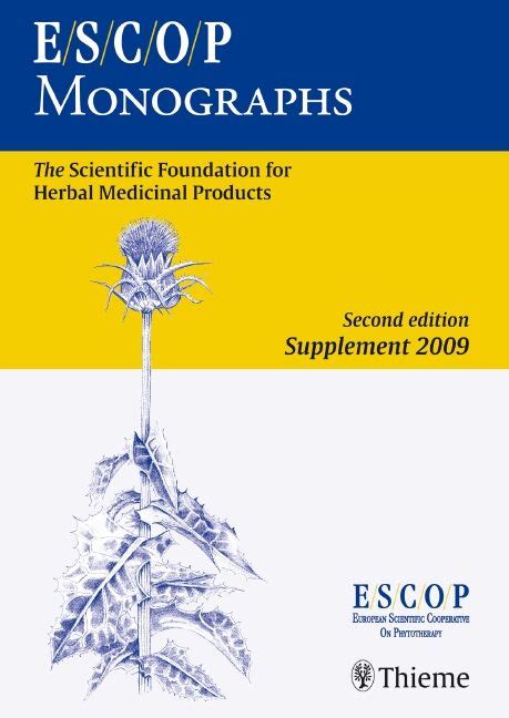 ESCOP Monographs Supplement, 2009 2nd Edition Reader