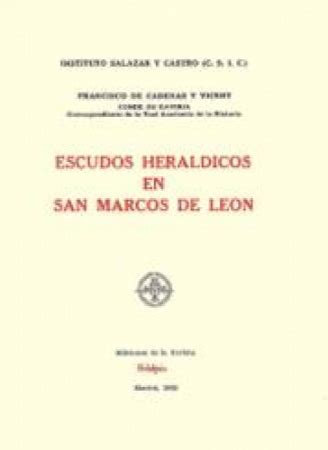 ESCUDOS HERALDICOS EN SAN MARCOS DE LEON Ebook Doc