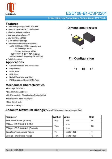 ESD108-B1-CSP0201 E6327: Unveiling a Revolutionary Sensor for Healthcare and Beyond