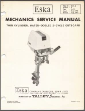 ESKA 2 HP OUTBOARD MANUAL Ebook Epub