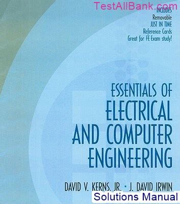 ESSENTIALS OF ELECTRICAL AND COMPUTER ENGINEERING SOLUTIONS MANUAL Ebook Doc