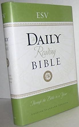 ESV Daily Reading Bible Hardcover Black Letter Text Kindle Editon