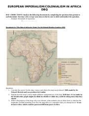 EUROPEAN IMPERIALISM IN AFRICA DBQ ANSWER KEY Ebook PDF